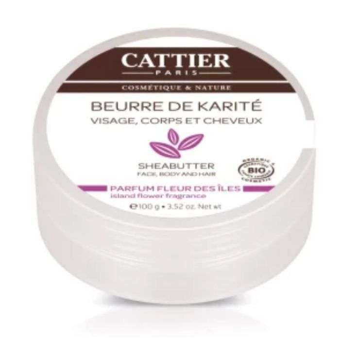 cattier-cattier-beurre-de-karite-parfum-fleur-des-iles-100g-masque-creme-et-soins.jpg CATTIER BEURRE DE KARITE PARFUM FLEUR DES ILES 100G – Image 1