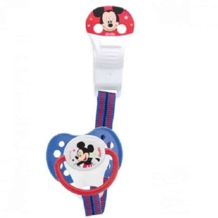 dodie-dodie-attache-sucette-ruban-mickey-sucettes-et-attaches-sucettes.jpg DODIE ATTACHE SUCETTE RUBAN MICKEY – Image 1