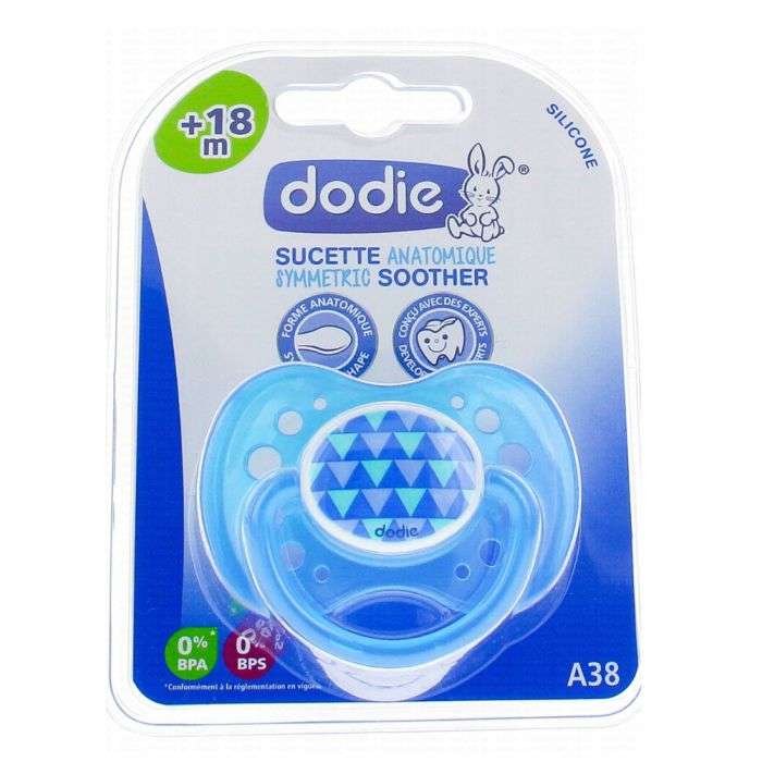 dodie-dodie-sucette-a-lunite-18-mois-anatomique-garcon-silicone-ref-a38-sucettes-et-attaches-sucettes.jpg DODIE SUCETTE A L'UNITE +18 MOIS ANATOMIQUE GARCON SILICONE REF A38 – Image 1