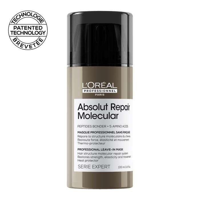 loreal-professionnel-paris-loreal-professionnel-absolut-repair-molecular-masque-professionnel-sans-rincage-100-ml-masque-creme-e.jpg L'OREAL PROFESSIONNEL ABSOLUT REPAIR MOLECULAR MASQUE PROFESSIONNEL SANS RINCAGE 100 ML – Image 1