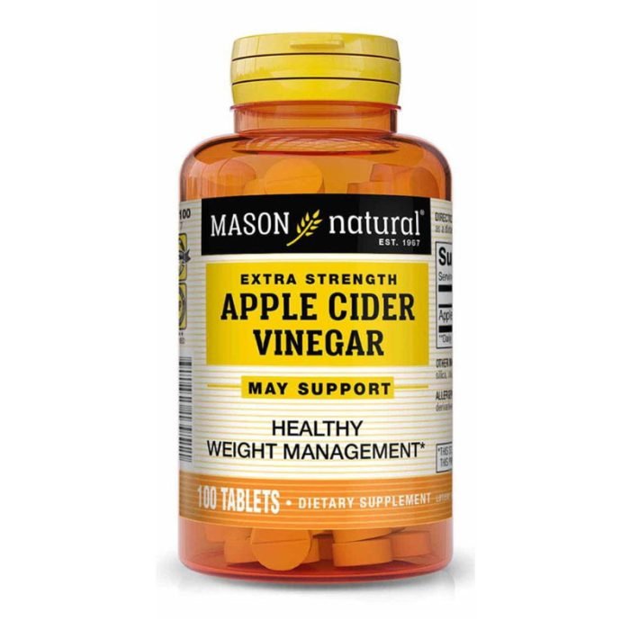 mason-natural-mason-natural-extra-strength-apple-cider-vineegar-100-comprimes-transit-digestion-et-elimination.jpg MASON NATURAL EXTRA STRENGTH APPLE CIDER VINEEGAR 100 COMPRIMES – Image 1