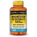 MASON NATURAL MAGNESIUM GLUCONATE 550 MG 100 TABLETS