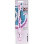 MIRADENT CARE BRUSH BROSSE A DENTS ECLAIRCISSANTE ROSE