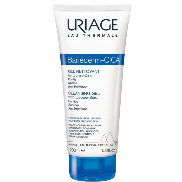 uriage-uriage-bariederm-cica-gel-nettoyant-au-cu-zn-200-ml-nettoyants-visage.jpg URIAGE BARIEDERM CICA GEL NETTOYANT AU CU ZN 200 ML – Image 1